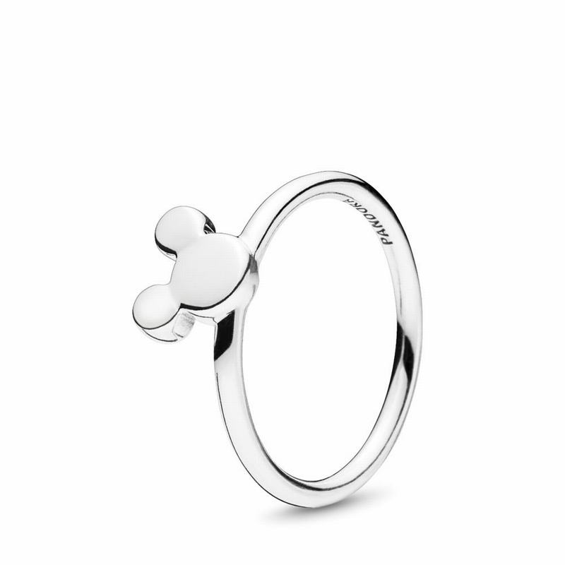 Pandora Disney Mickey Silhouette Stackable Ring Silver Egypt WX5640829